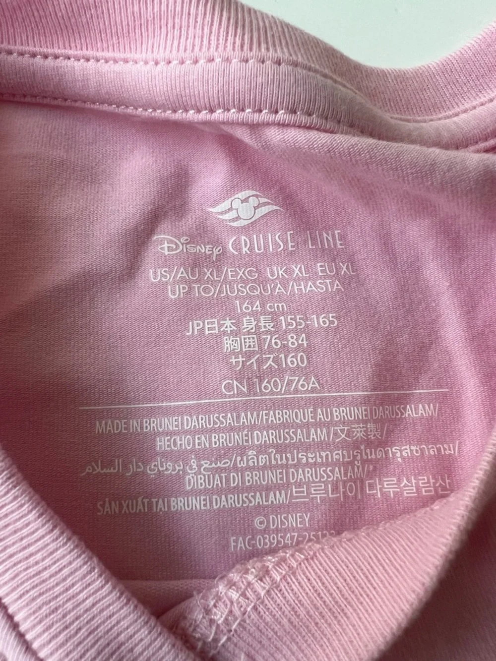 NWT Disney Cruise Bibbidi Bobbidi Boutique Princess Sash Backpack & Shirt XL